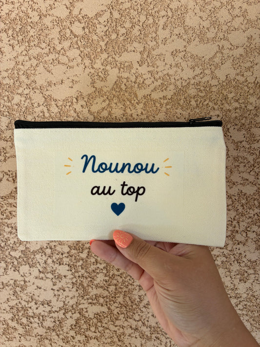 🎀 Pochette Nounou au top 💙
