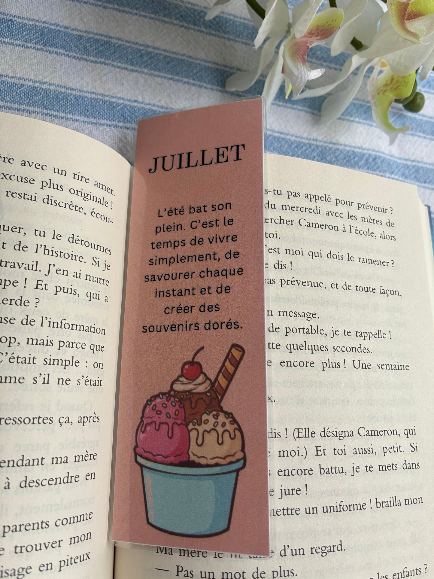 Marque pages Juillet 🌸