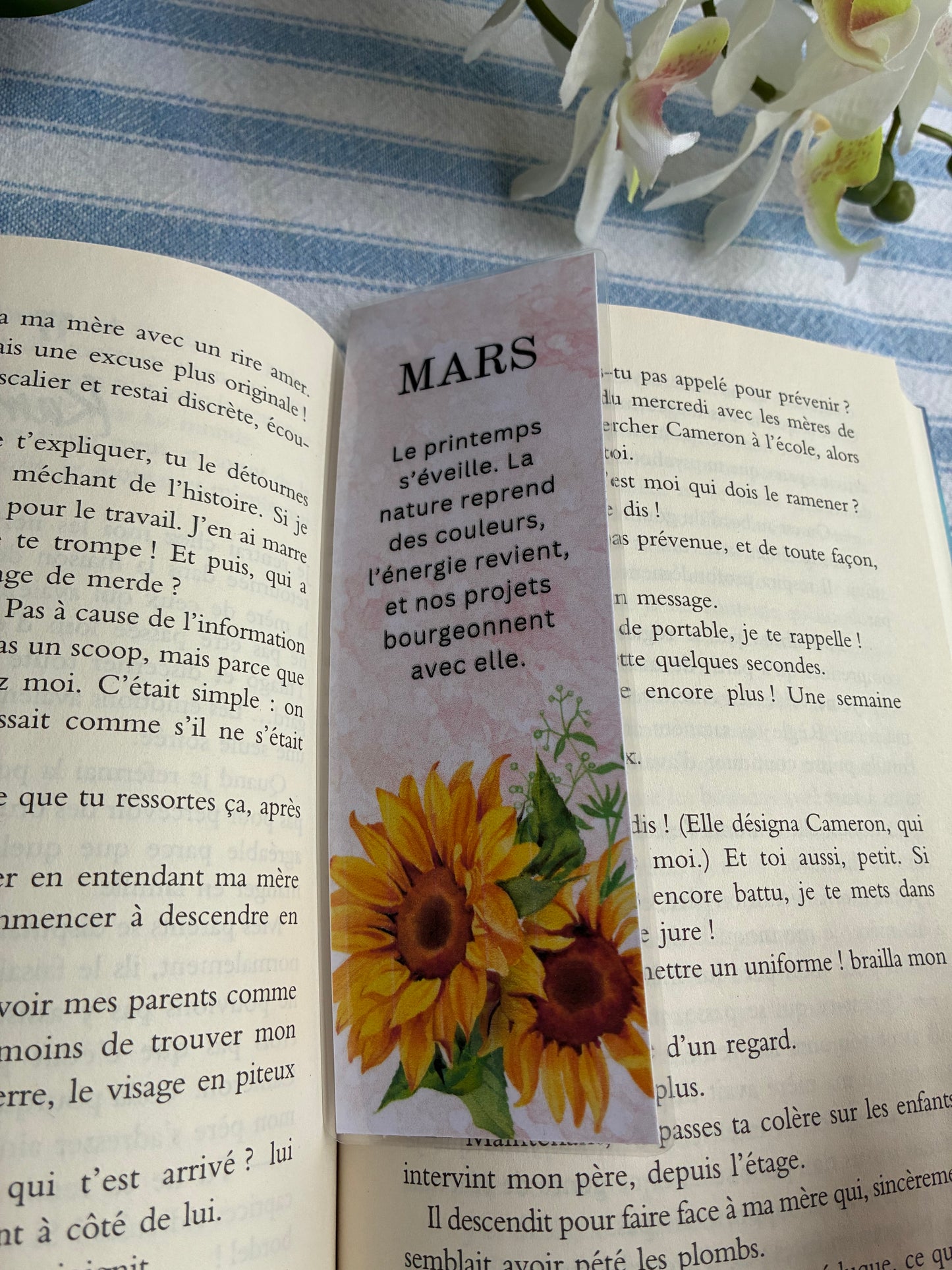 Marque pages Mars 🌸