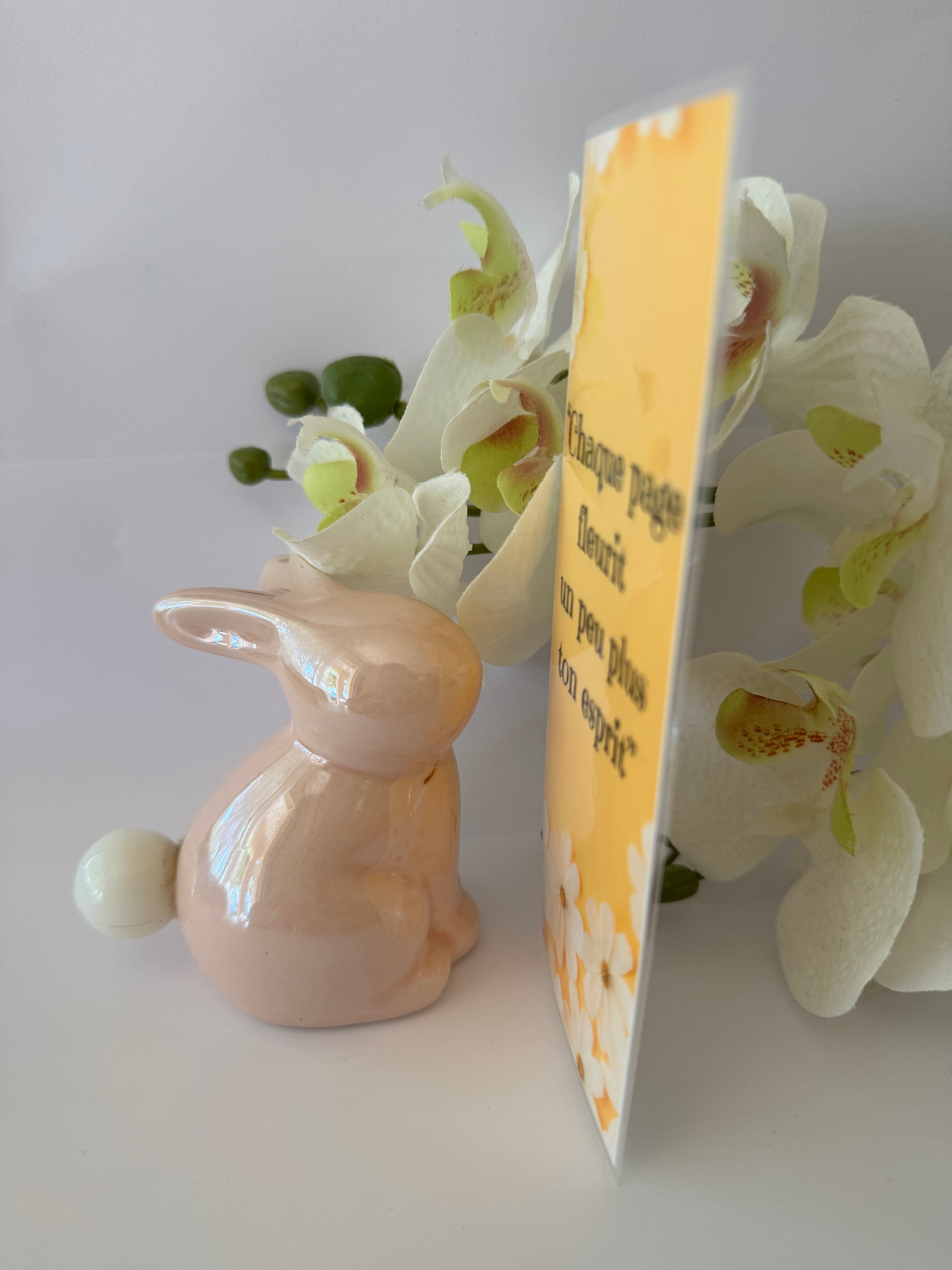 Marque page Citation Chaque page fleurit un peu plus ton esprit
