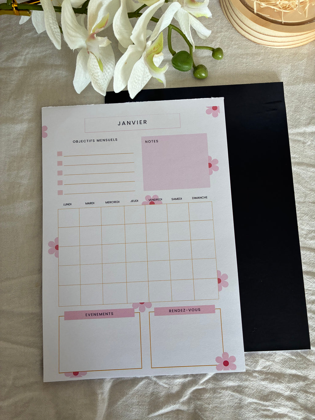 🌸 Organisation Mensuelle