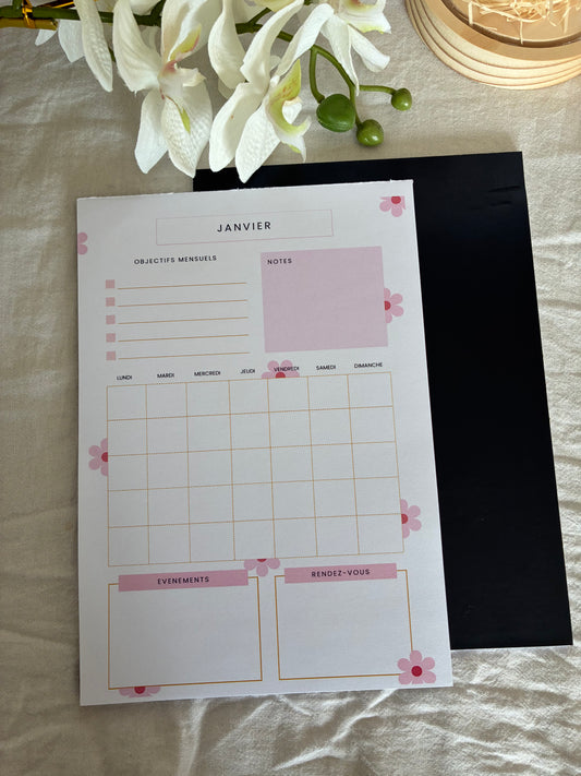 🌸 Organisation Mensuelle