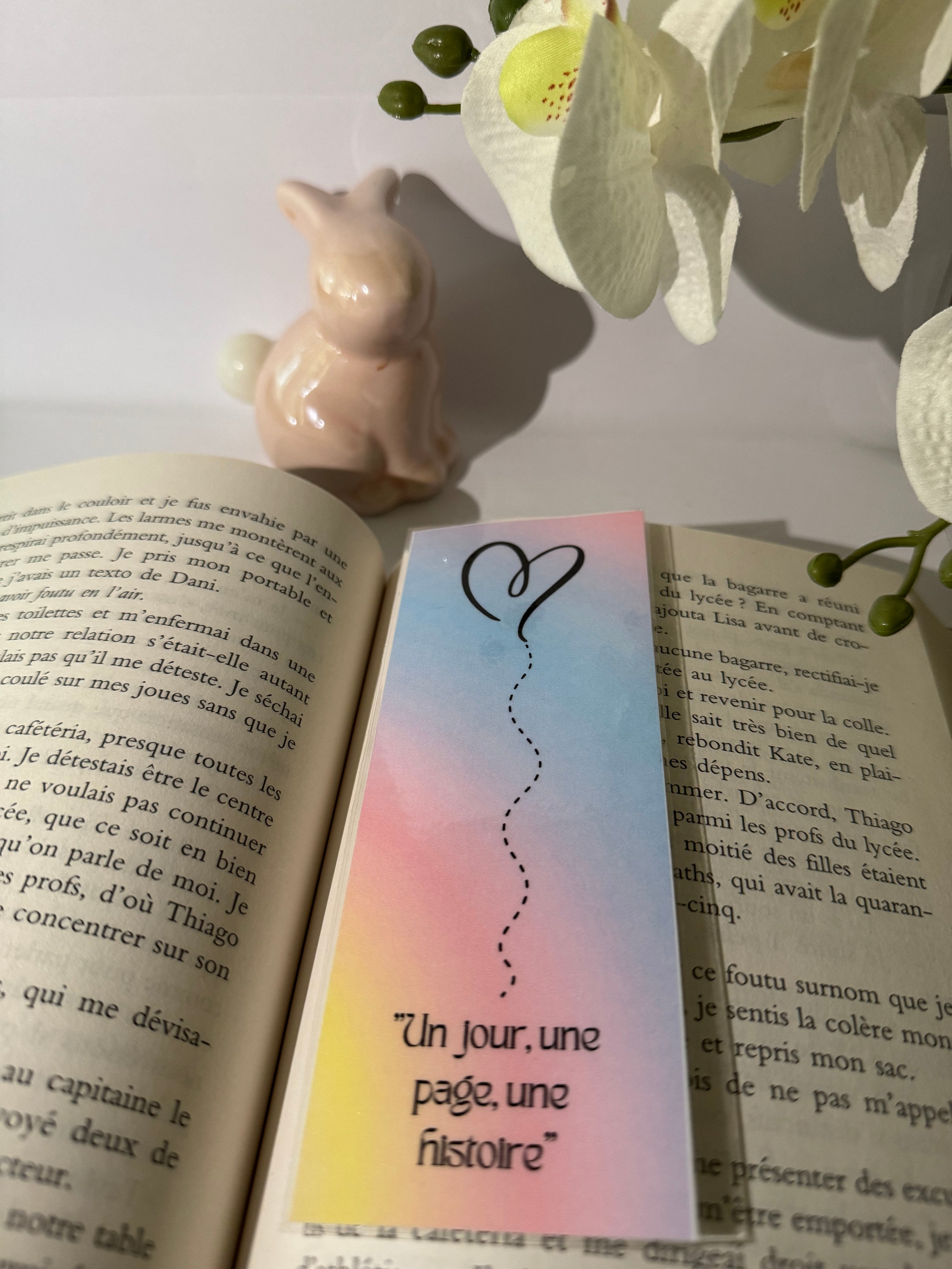 Marque-page “Un jour, une page, une histoire”