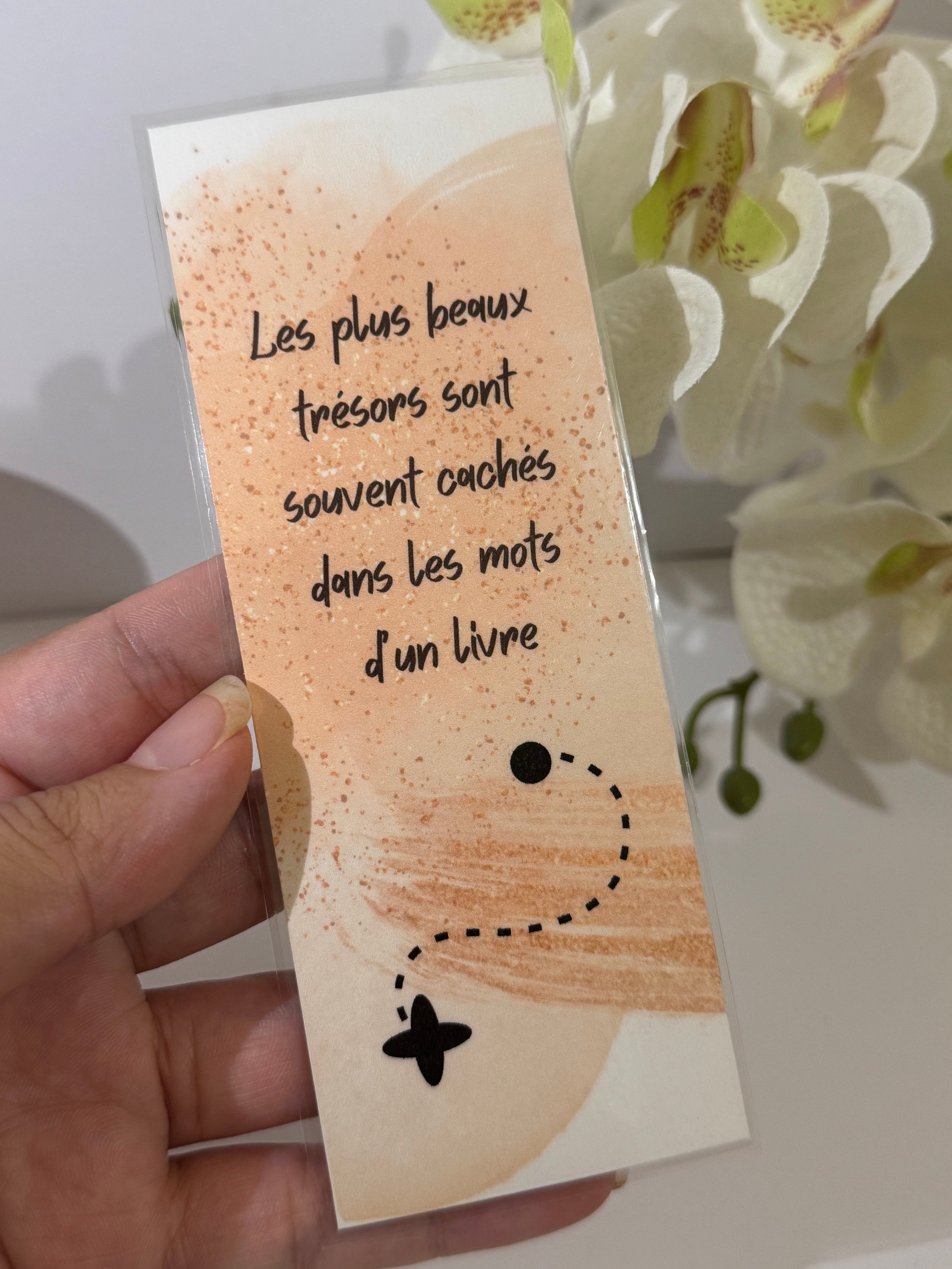 Marque page Citation Le plus beaux trésors sont souvent cachés dans les mots d'un livre