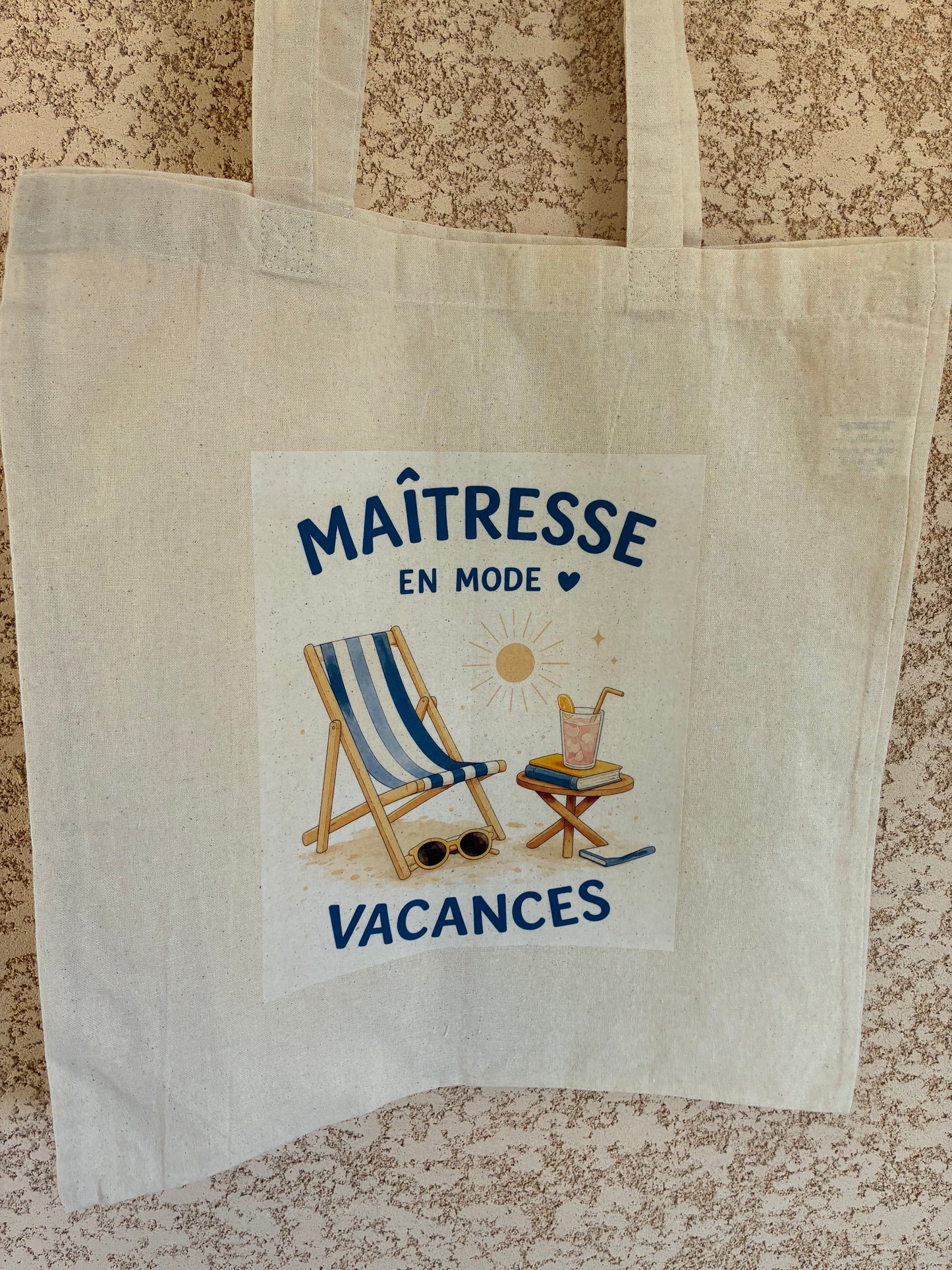 👜 Tote Bag Maîtresse en mode vacances