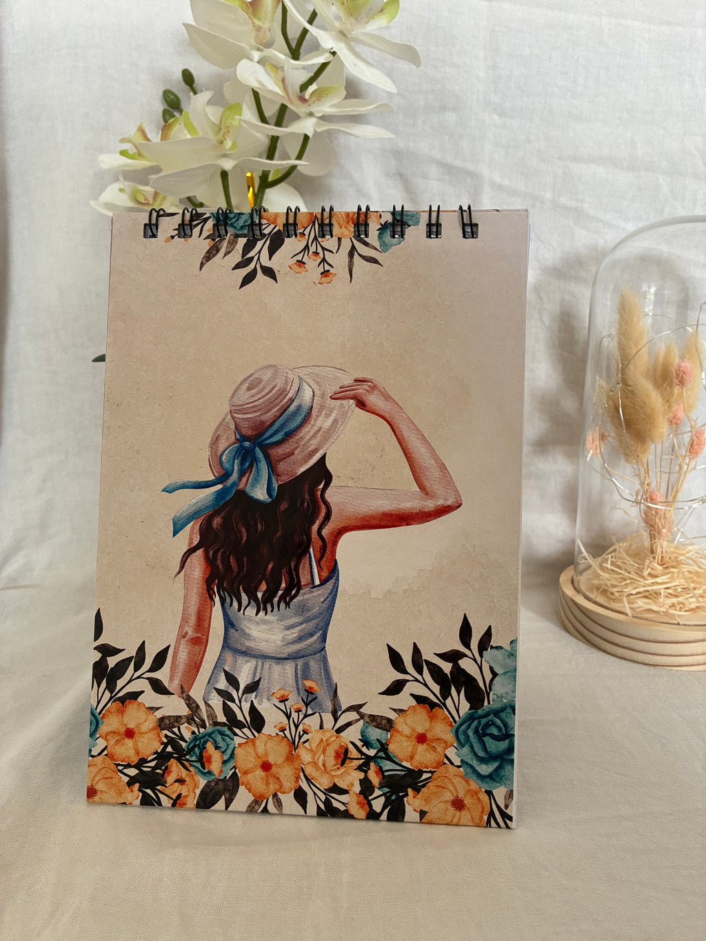 Bloc notes Fleurs & Élégance Féminine