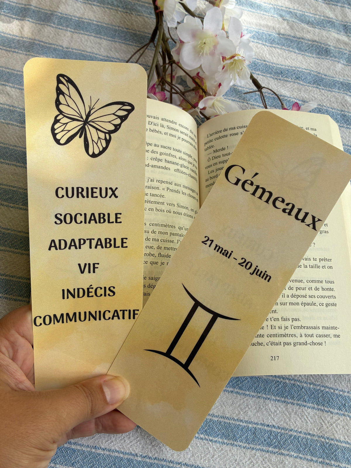 Marque page Gémeaux ♊️