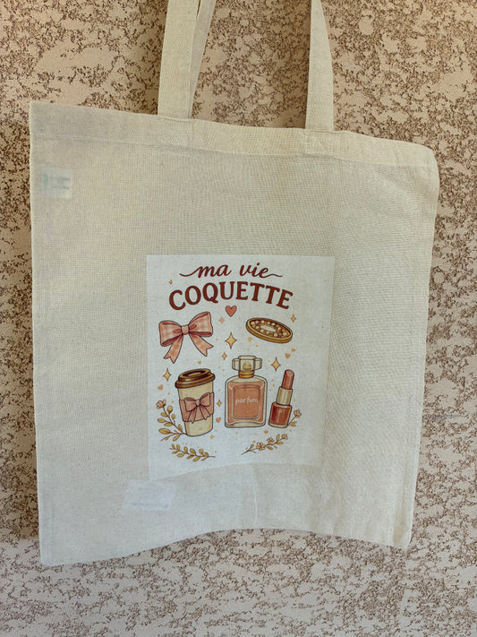 👜 Tote Bag Ma vie coquette