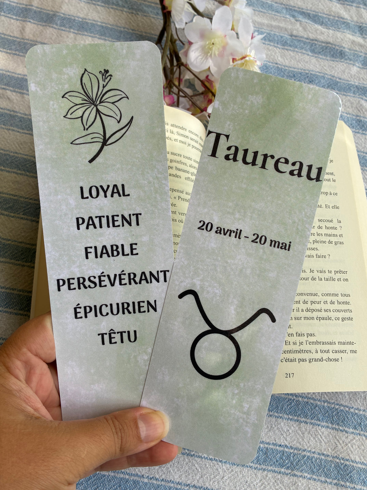 Marque page Taureau ♉️