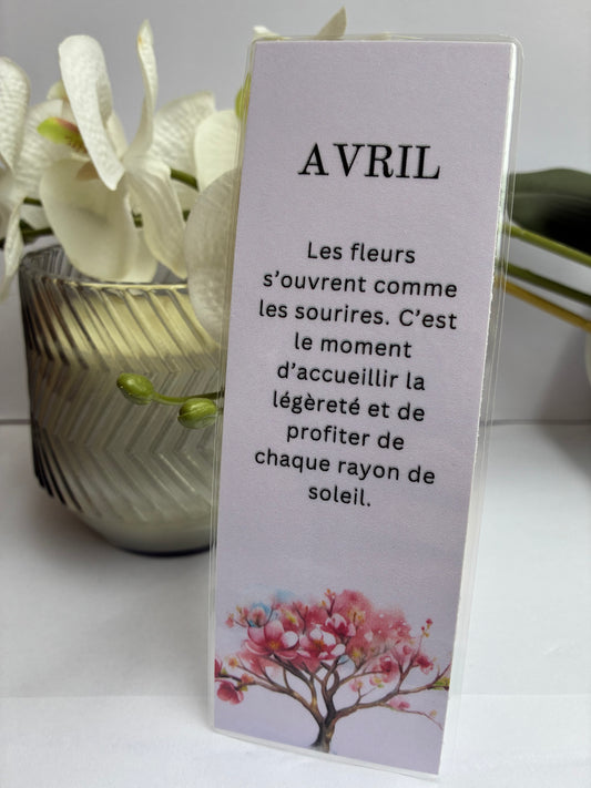 Marque pages Avril 🌸