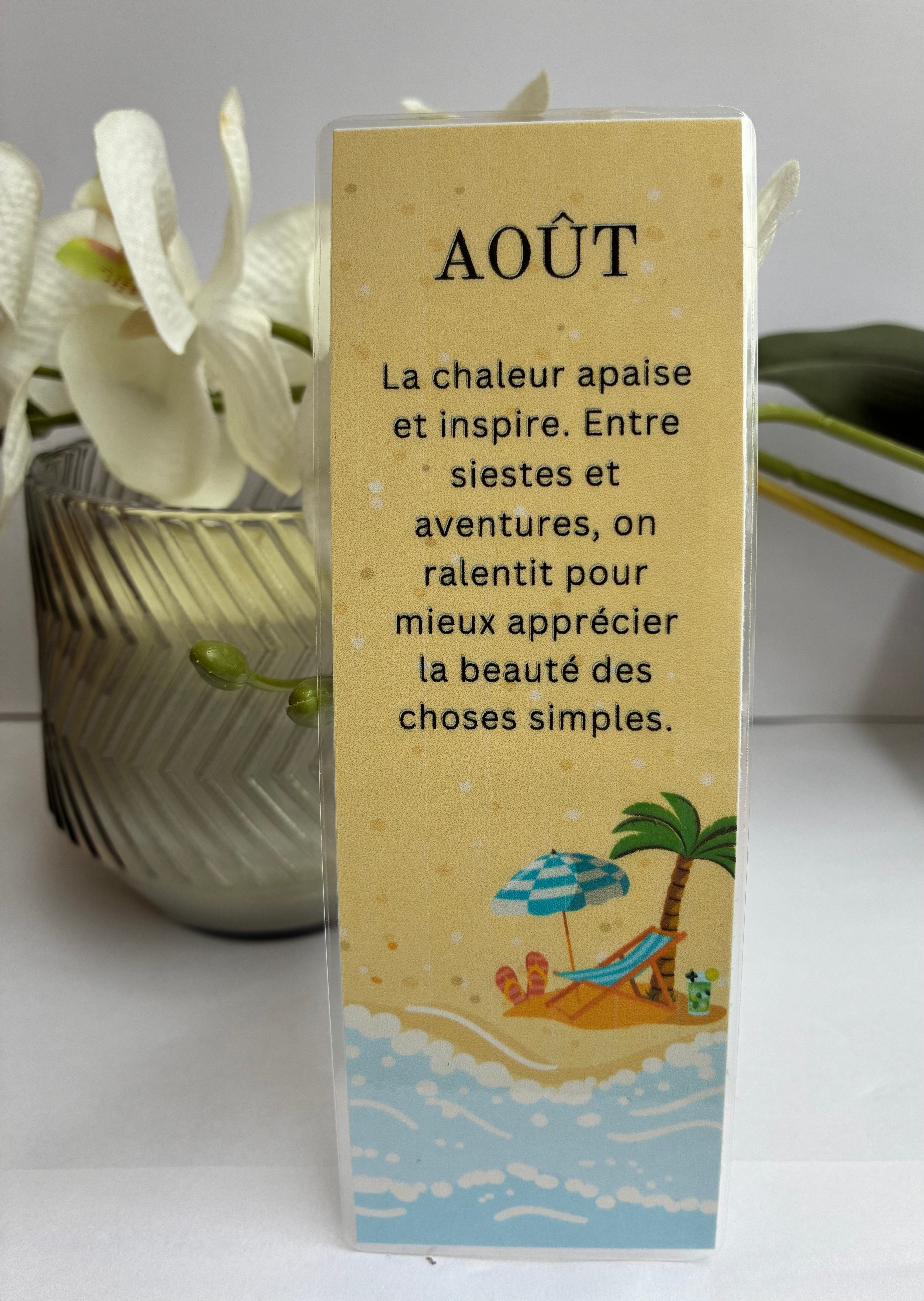 Marque pages Août 🌸