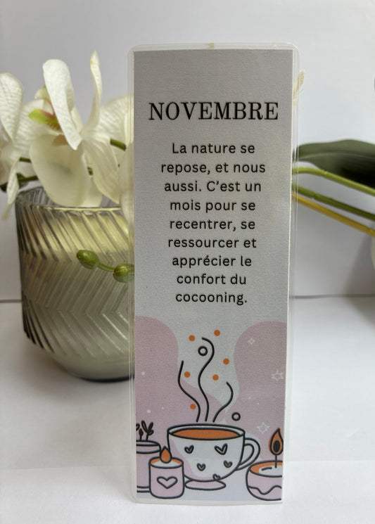 Marque pages Novembre 🌸