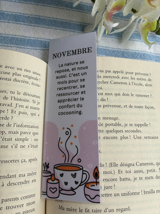 Marque pages Novembre 🌸