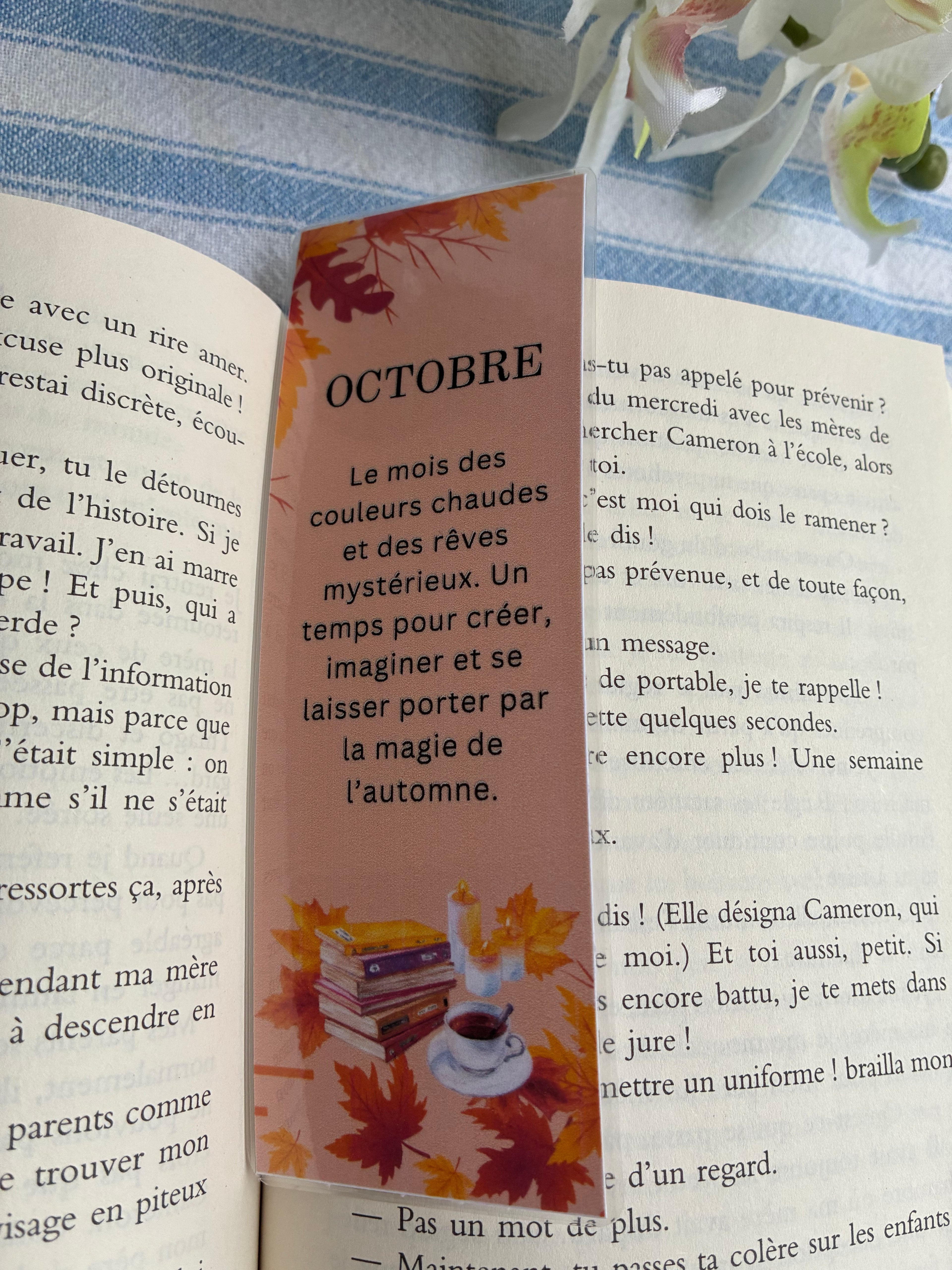 Marque pages Octobre 🌸