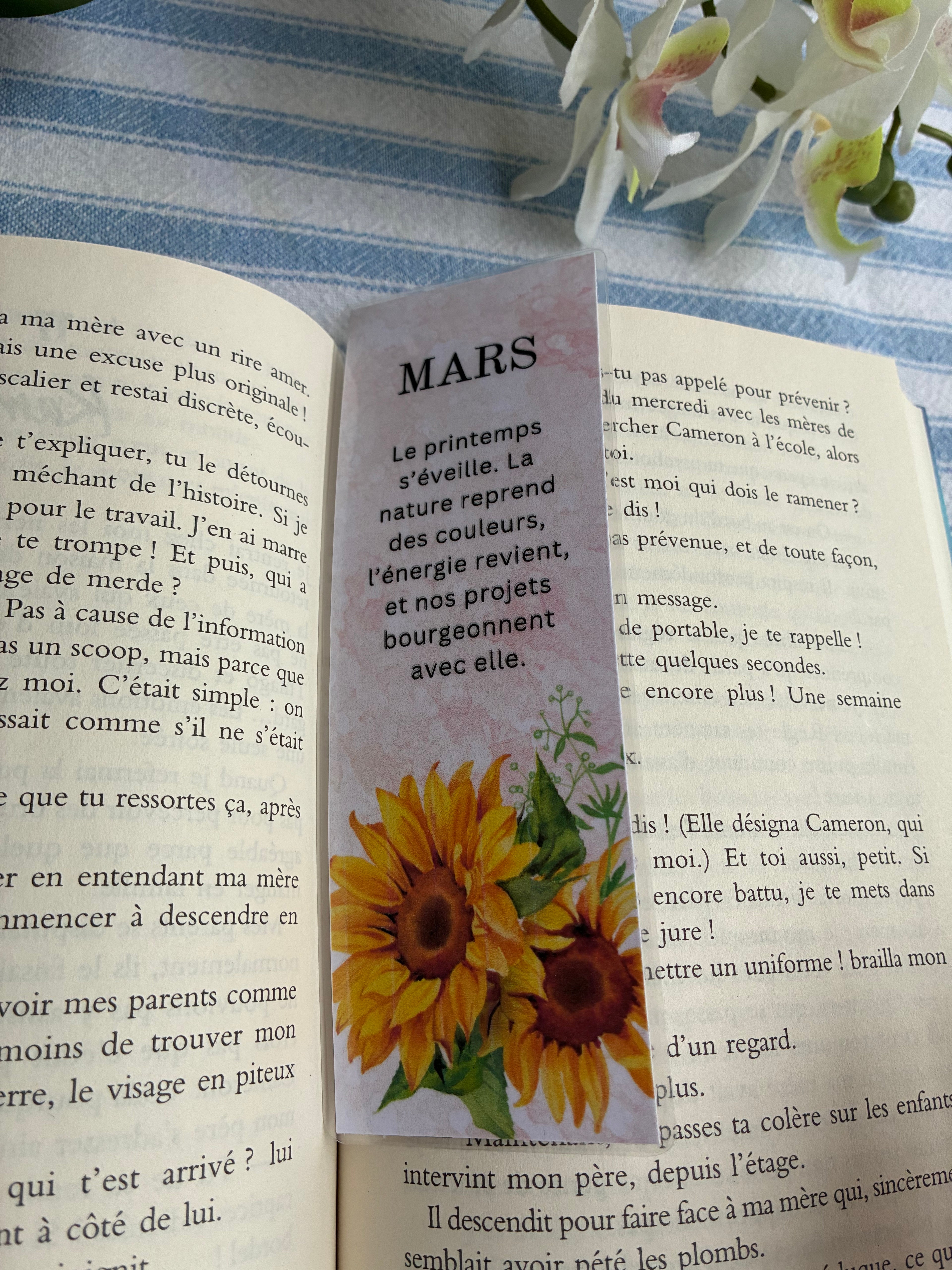 Marque pages Mars 🌸