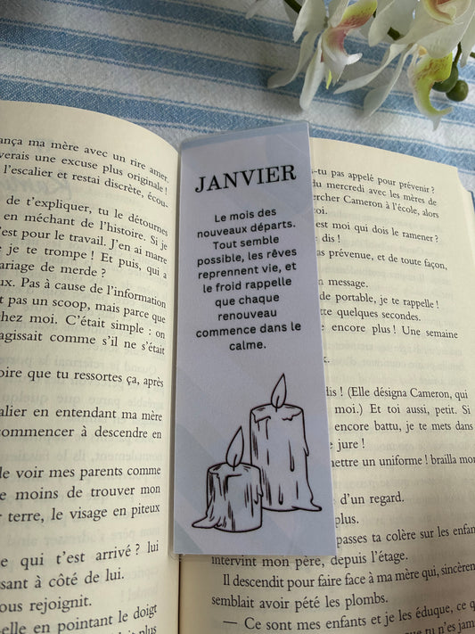 Marque page Janvier 🌸