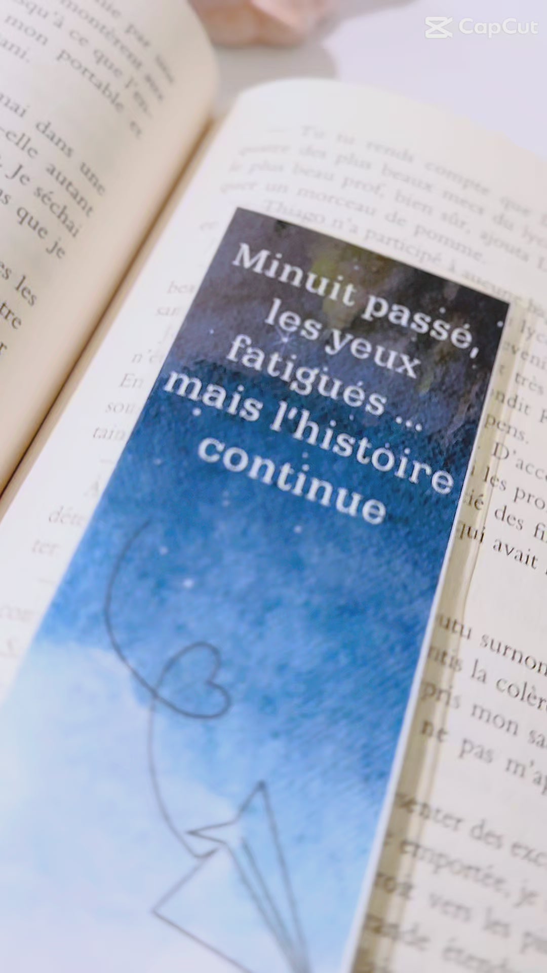 Marque-page “Minuit passé”
